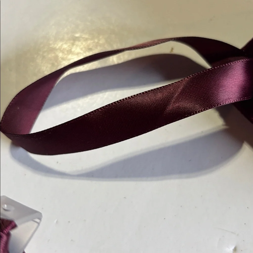Velvet Bow Garland Wine Bow Garland Bendable Bow Garland Rich Ralph Lauren Vibe